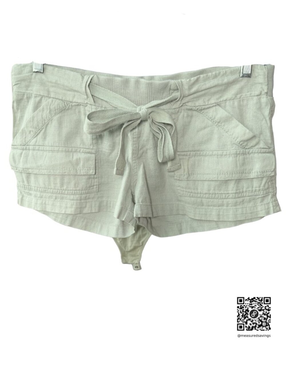 Rip Curl Women's Mint Green Tiki Elastic Drawstring Athletic Shorts